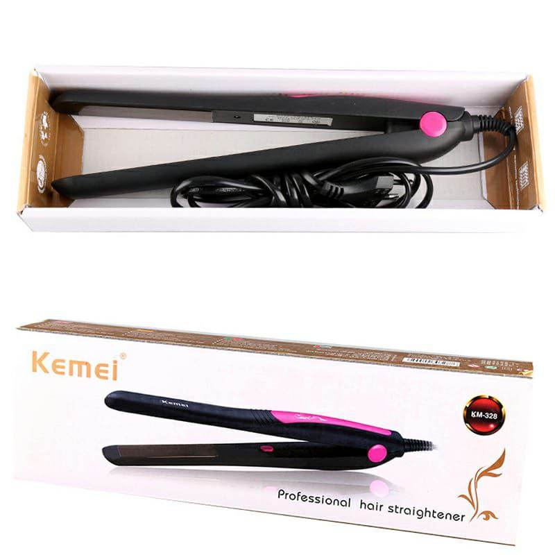 KM-328 Kemei Flat Iron Professional Hair Straightener - Al-Raheem Imports