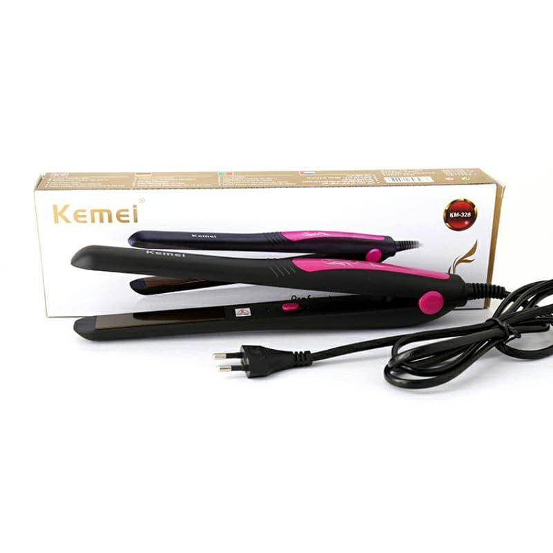 KM-328 Kemei Flat Iron Professional Hair Straightener - Al-Raheem Imports