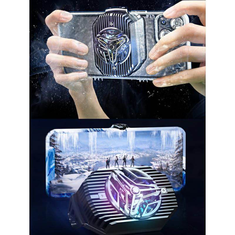 Mobile Cooler GT16 Turbo Cooling Alloy Material Silent Cooling Pure Metal Semiconductor - Al-Raheem Imports