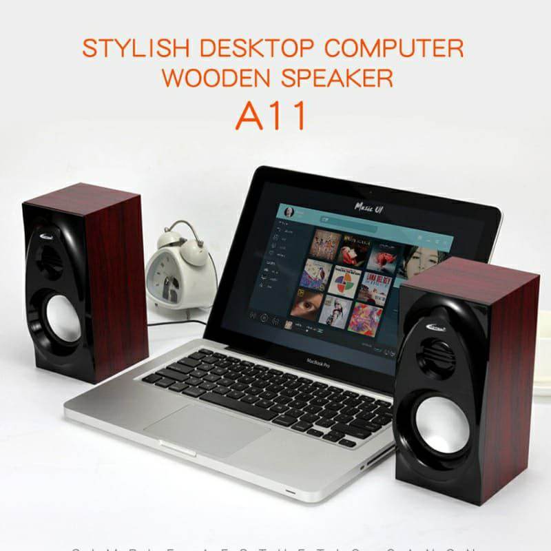 Hotmai A11 Best Quality Portable Multimedia USB 2.0 Wired Speaker - Al-Raheem Imports