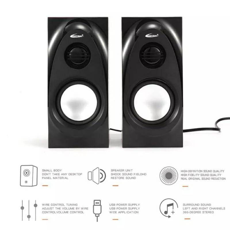 Hotmai A11 Best Quality Portable Multimedia USB 2.0 Wired Speaker - Al-Raheem Imports