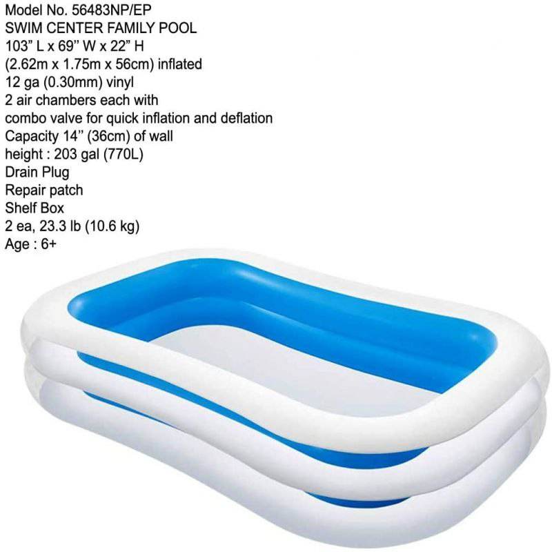 Intex 56495 Beach Wave Summer Color Swimming Pool For Kids - Al-Raheem Imports