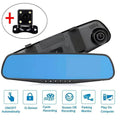 Full HD 1080P Dual Mirror Camera With 4.5″ TFT LCD Crystal Clear Recording Vehicle Blackbox DVR - Al-Raheem Imports