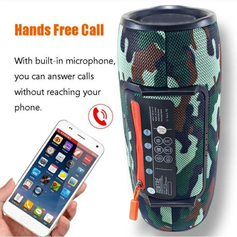 XTEMRE Portable Splashproof Wireless Stereo Bluetooth Speaker - Al-Raheem Imports