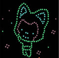 100 Pcs Glow In The Dark Stars Wall Stickers - Al-Raheem Imports