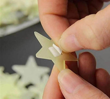 100 Pcs Glow In The Dark Stars Wall Stickers - Al-Raheem Imports