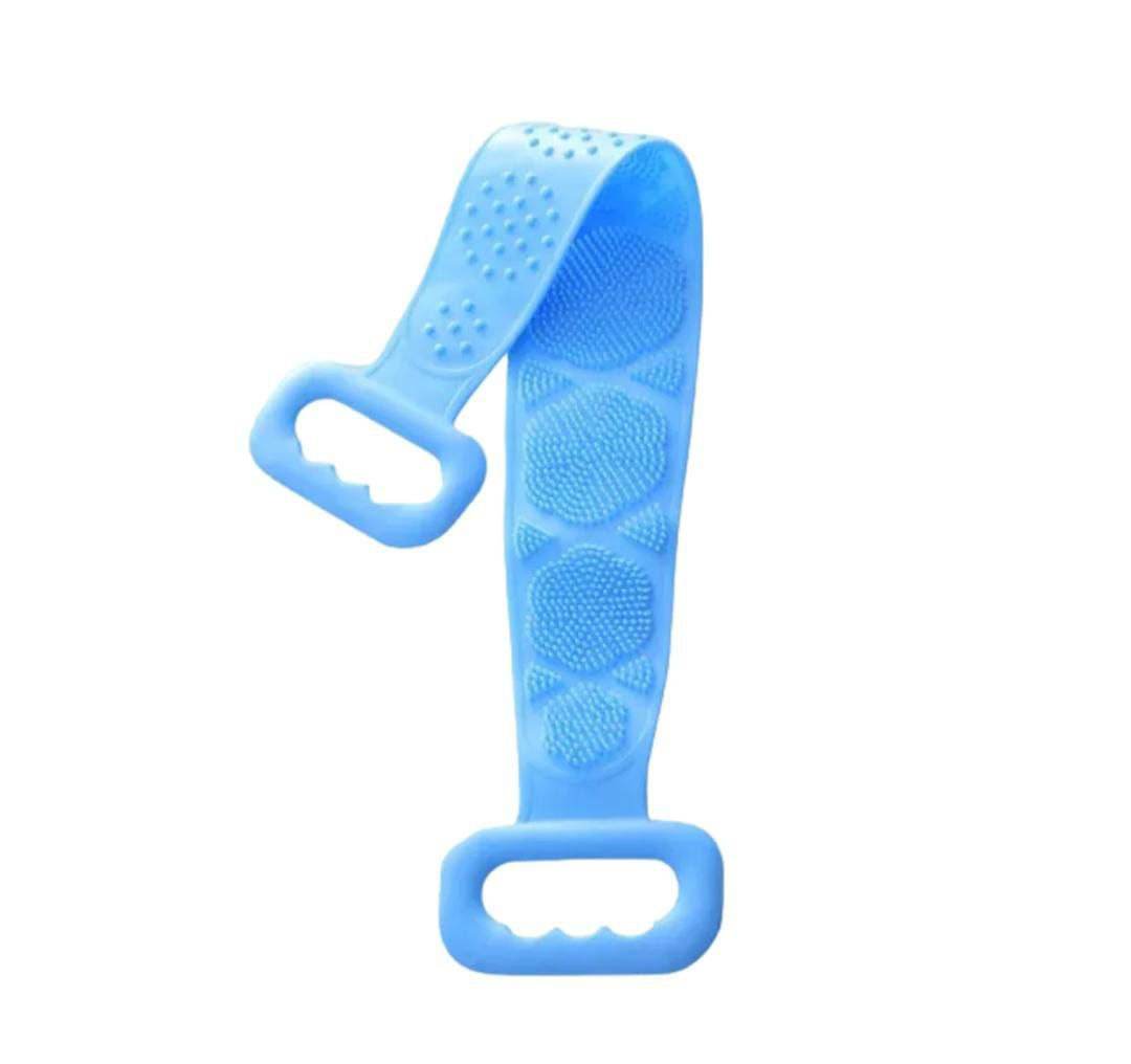 Pack Of 4 Silicone Back Scrubber Soft Loofah Bath Towel And Massage Belt - Al-Raheem Imports