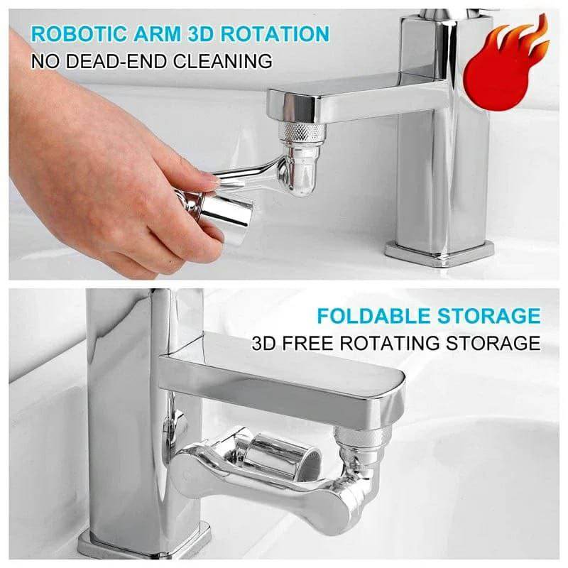 Multi Functional Anti Splash Kitchen And Bathroom Faucet Extender With 1080° Rotation And Filter - Al-Raheem Imports