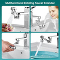 Multi Functional Anti Splash Kitchen And Bathroom Faucet Extender With 1080° Rotation And Filter - Al-Raheem Imports
