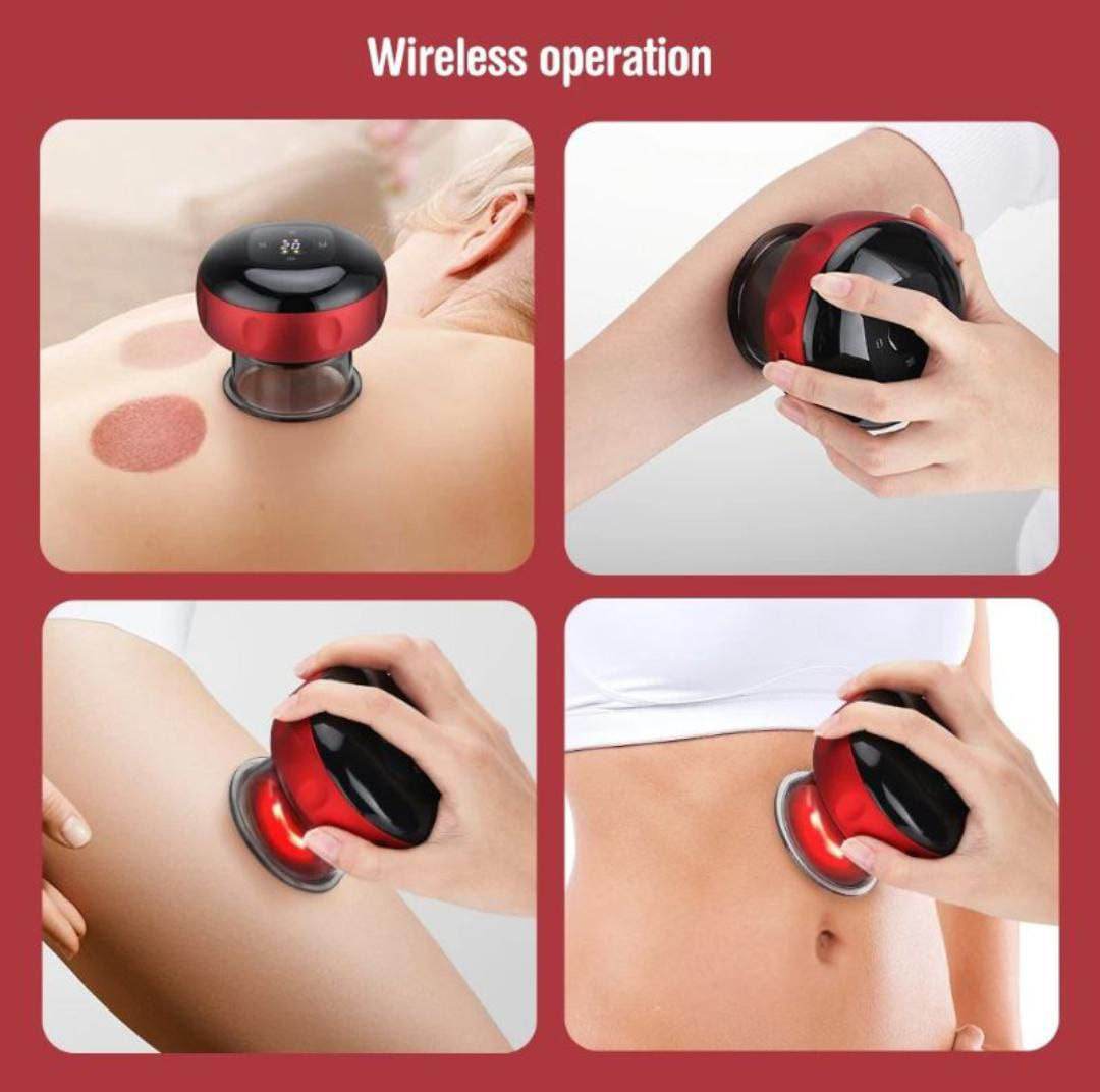 6 Level Multi Functional Intelligent Breathing Cupping Massage Instrument - Al-Raheem Imports