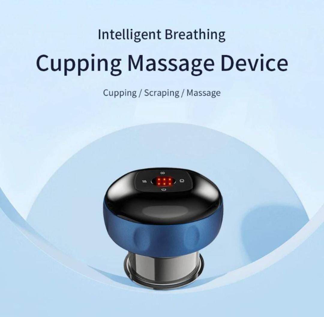 6 Level Multi Functional Intelligent Breathing Cupping Massage Instrument - Al-Raheem Imports