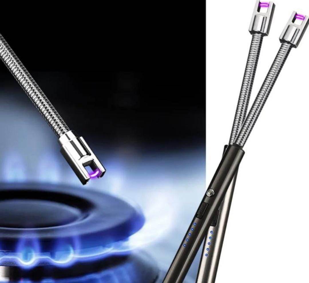 USB Rechargeable Flameless Lighter Flexible Plasma Electric Lighter - Al-Raheem Imports