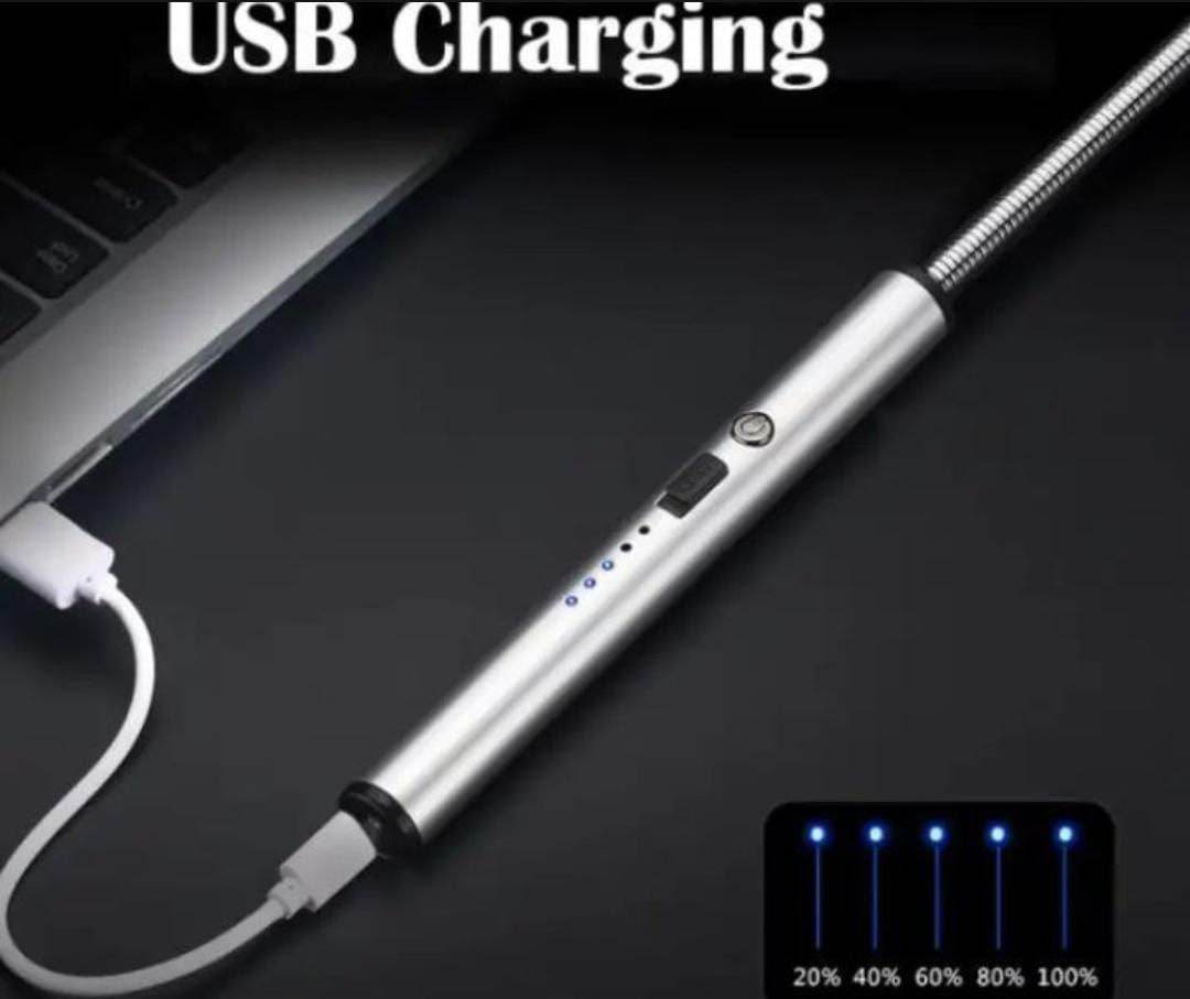 USB Rechargeable Flameless Lighter Flexible Plasma Electric Lighter - Al-Raheem Imports