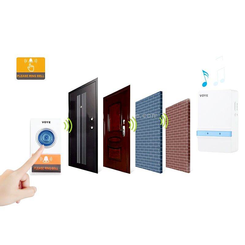VOYE V012A Home Music Remote Control Wireless Doorbell With 38 Polyphony Sounds - Al-Raheem Imports