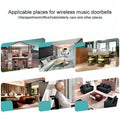 VOYE V012A Home Music Remote Control Wireless Doorbell With 38 Polyphony Sounds - Al-Raheem Imports