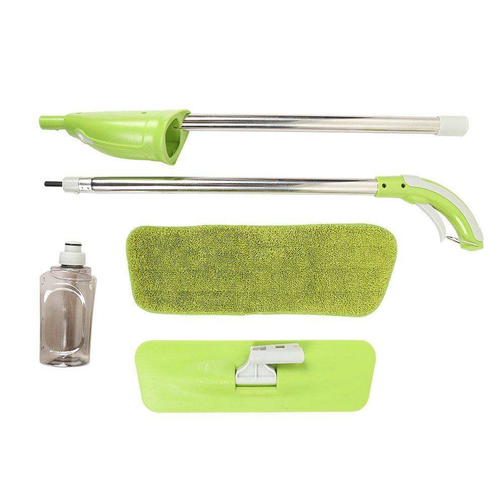 Household Flat Floor Mop Micro Fiber Spray Mop Cleaner Water Spraying Flat Mop Head Home Cleaning Tool - Al-Raheem Imports