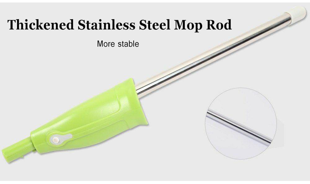 Household Flat Floor Mop Micro Fiber Spray Mop Cleaner Water Spraying Flat Mop Head Home Cleaning Tool - Al-Raheem Imports