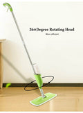 Household Flat Floor Mop Micro Fiber Spray Mop Cleaner Water Spraying Flat Mop Head Home Cleaning Tool - Al-Raheem Imports