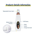 Multi-Functional Rechargeable 6 Suction Heads Blackhead Whitehead Extractor Remover Device Suction Tool - Al-Raheem Imports