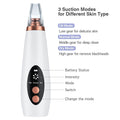 Multi-Functional Rechargeable 6 Suction Heads Blackhead Whitehead Extractor Remover Device Suction Tool - Al-Raheem Imports