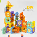 125Pcs DIY Creative Pipeline Rolling Ball Building Blocks Marble Drop Set - Al-Raheem Imports