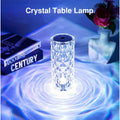 Touch Control Rechargeable Rose Diamond Table Lamp - Al-Raheem Imports