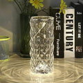 Touch Control Rechargeable Rose Diamond Table Lamp - Al-Raheem Imports