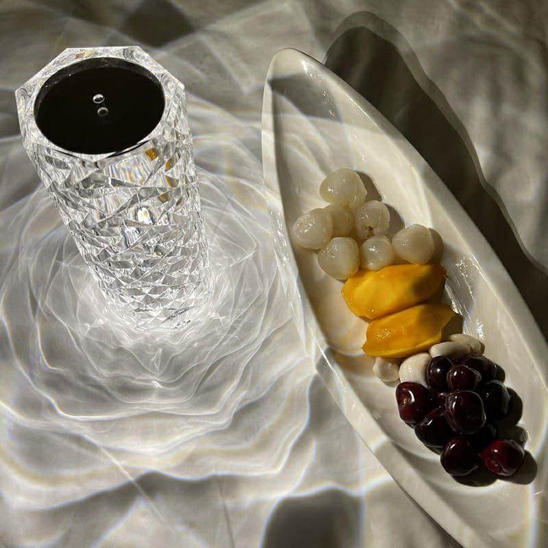Touch Control Rechargeable Rose Diamond Table Lamp - Al-Raheem Imports