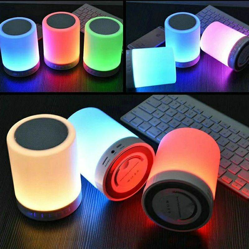 CL-671 Portable Touch Lamp With Bluetooth High Stereo Wireless Speaker And Hands-Free Calling Function - Al-Raheem Imports
