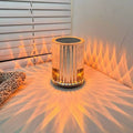 Portable usb rechargeable rgb lighting crystal touch control table lamp - Al-Raheem Imports