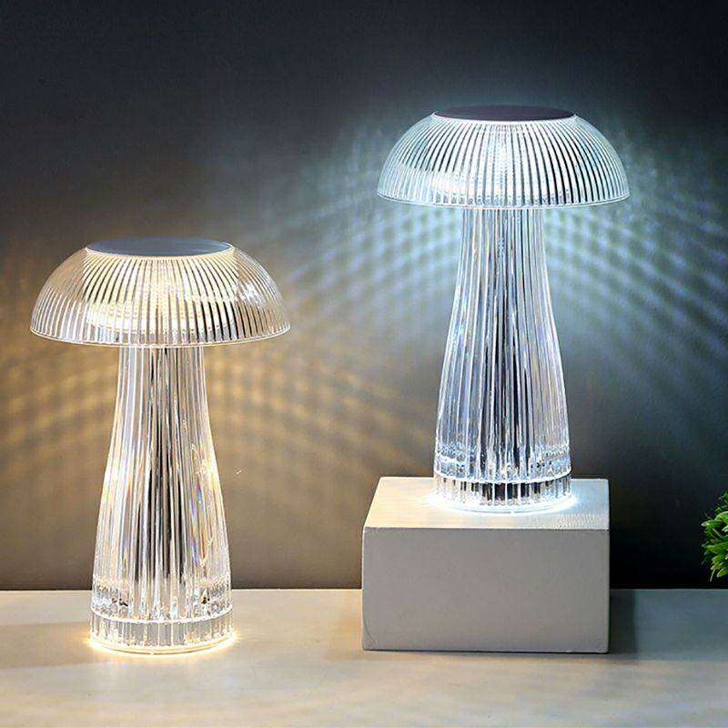 Mushroom Shape USB Rechargeable RGB Lighting Touch And Remote Control Table Lamp - Al-Raheem Imports