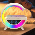 BT-3401 LED Display Wireless Phone Charger Bluetooth Speaker With Seven Color Selections, Alarm Clock, FM Radio - Al-Raheem Imports
