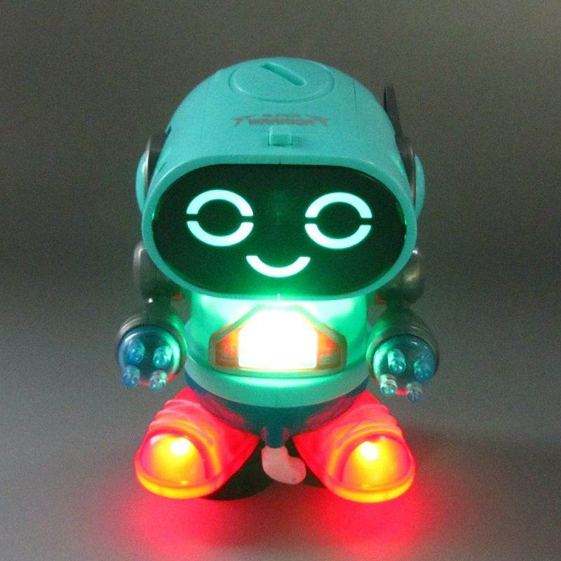 Children Electric Dancing Robot With Light , Music And Walking Toy For Kids - Al-Raheem Imports