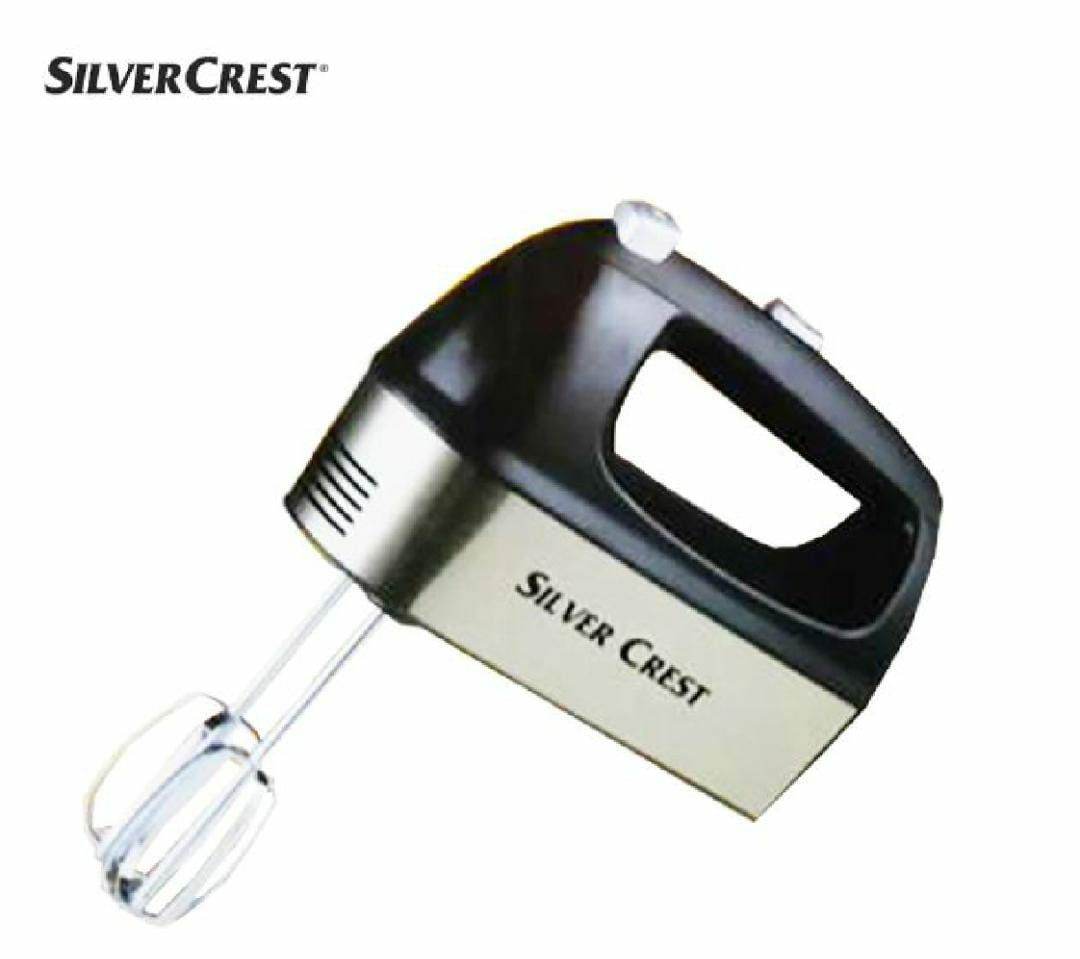 Silver Crest Stainless Steel 5 Speeds Electric Hand Food Mixer Food Blender Dough Mixer Whisk Beater Egg Beater Cream Whipper for Kitchen Copper Motor 600 Watts SC-922 - Al-Raheem Imports