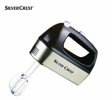 Silver Crest Stainless Steel 5 Speeds Electric Hand Food Mixer Food Blender Dough Mixer Whisk Beater Egg Beater Cream Whipper for Kitchen Copper Motor 600 Watts SC-922 - Al-Raheem Imports