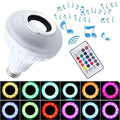 Wireless Bluetooth Speaker 12W RGB Bulb Lamp Smart Led Music Player Audio With Remote Control - Al-Raheem Imports