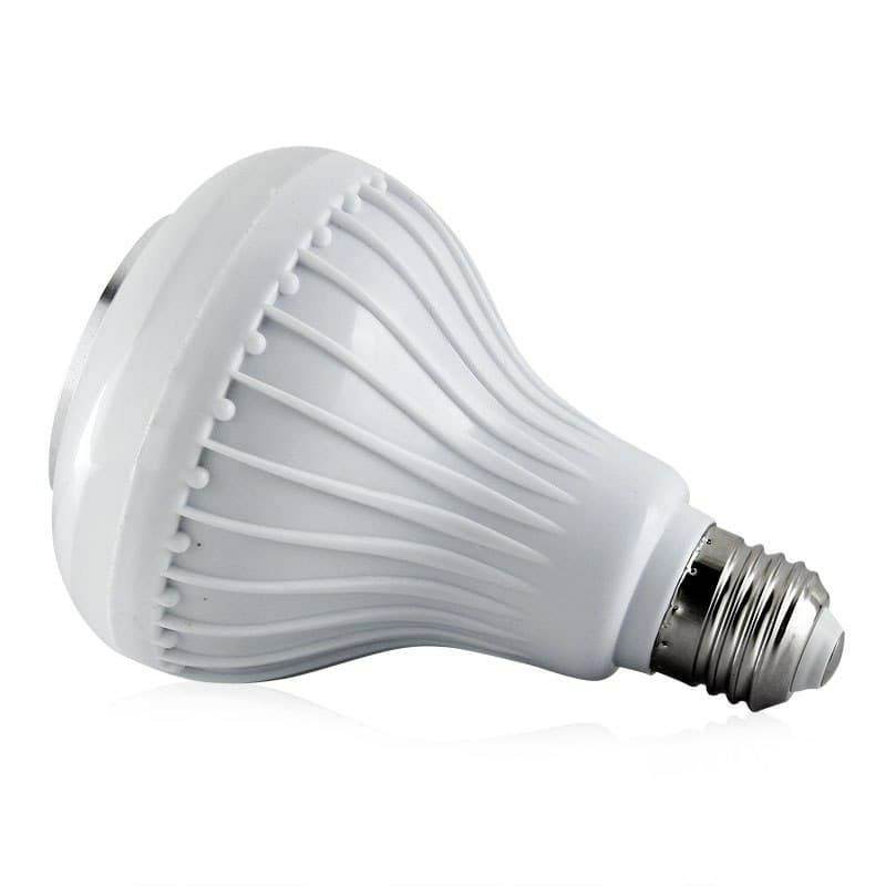 Wireless Bluetooth Speaker 12W RGB Bulb Lamp Smart Led Music Player Audio With Remote Control - Al-Raheem Imports