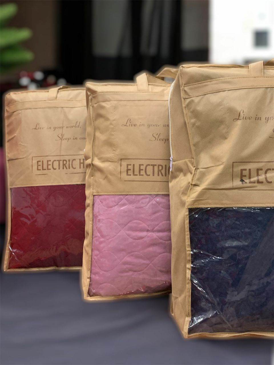Electric Heating Blanket Electric Warmer Pad for Double Bed 160cmx195cm for winters - Al-Raheem Imports