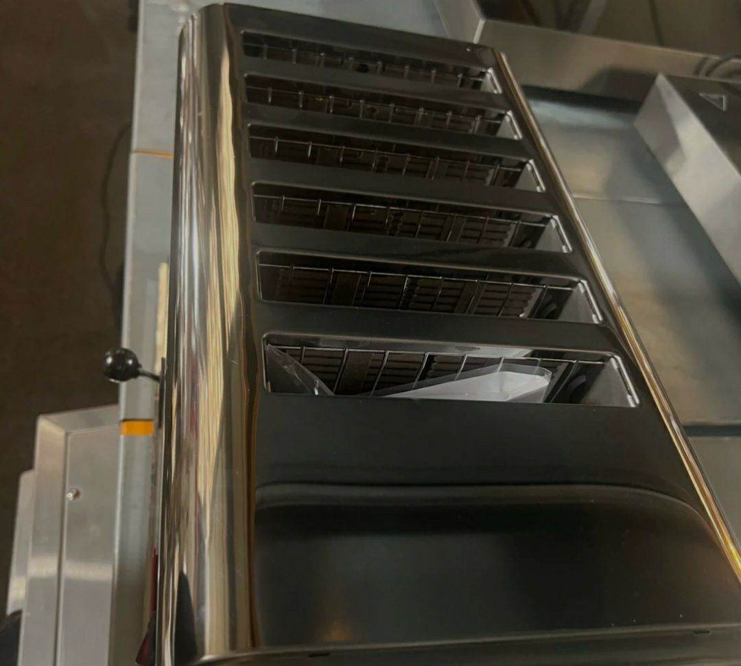 Commercial 6 Slice Stainless Steel Toaster Heavy Duty, Wide Slots, Adjustable Timer - Al-Raheem Imports