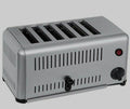 Commercial 6 Slice Stainless Steel Toaster Heavy Duty, Wide Slots, Adjustable Timer - Al-Raheem Imports