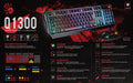 Bloody Q1300 Illuminate Gaming Keyboard & Mouse Combo - Al-Raheem Imports