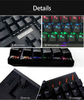 BOSSTON MK912 Wired Mechanical Keyboard RGB Keyclick Colorful Backlight USB Luminous Keyboard - Al-Raheem Imports