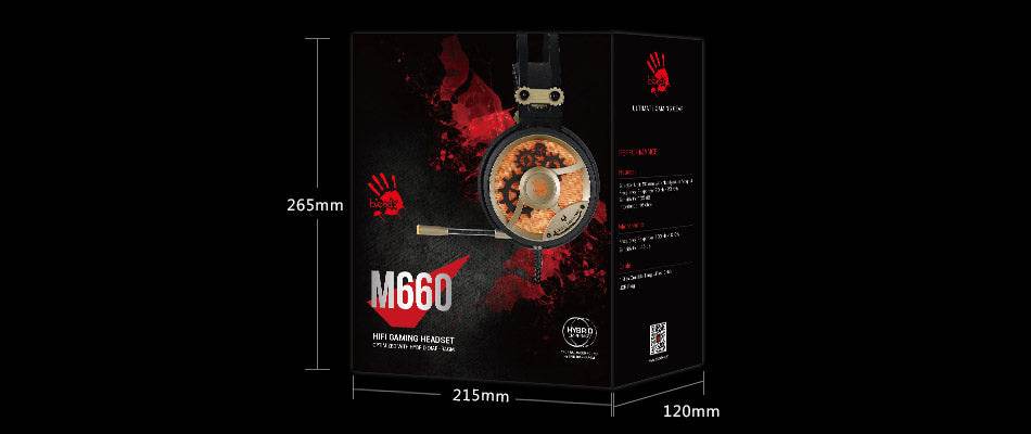 A4Tech Bloody M660 Over Ear MOCI HIGH END Gaming Headset - Al-Raheem Imports