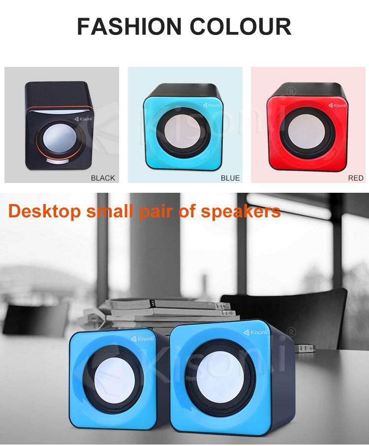 Kisonli Speakers V310 Multimedia Computer Speaker System Set - Al-Raheem Imports