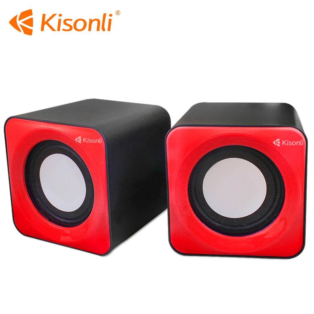 Kisonli Speakers V310 Multimedia Computer Speaker System Set - Al-Raheem Imports