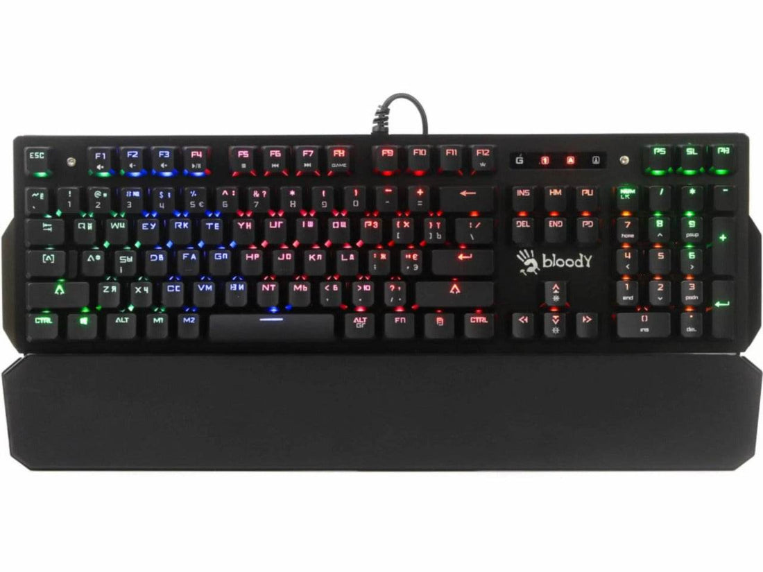 Bloody B885N Lightening Speed Light Strike Ultra Fast Gaming Mechanical Keyboard - Al-Raheem Imports