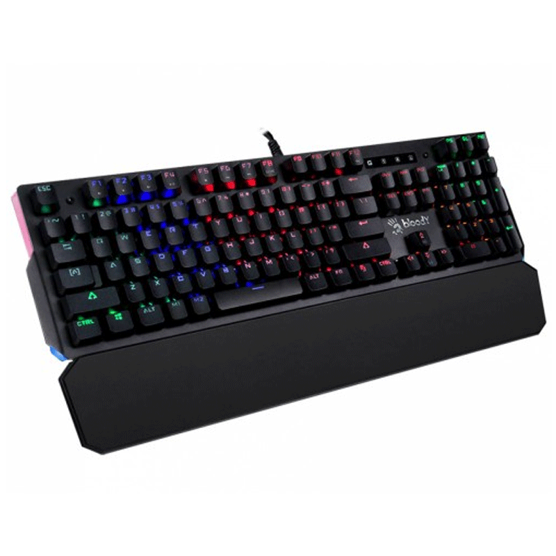 Bloody B885N Lightening Speed Light Strike Ultra Fast Gaming Mechanical Keyboard - Al-Raheem Imports