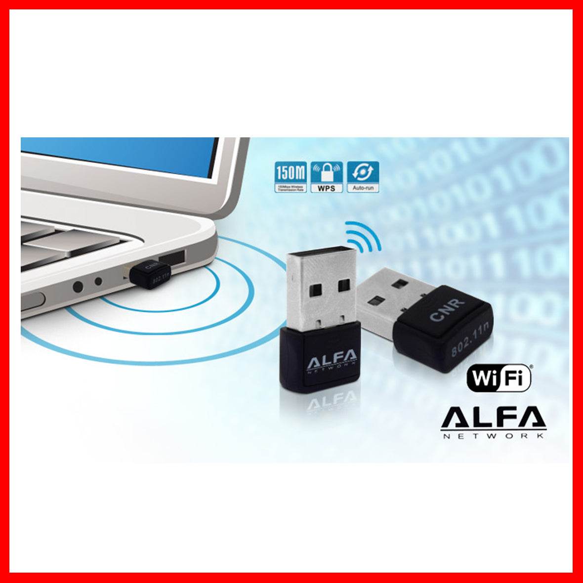W102 Alfa 150mbps Wireless 2.4ghz Adapter - Al-Raheem Imports