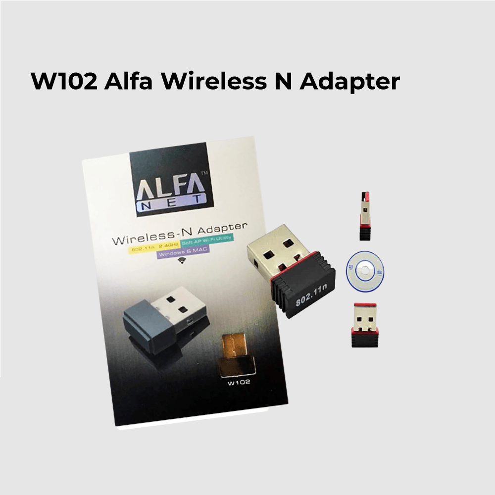 W102 Alfa 150mbps Wireless 2.4ghz Adapter - Al-Raheem Imports