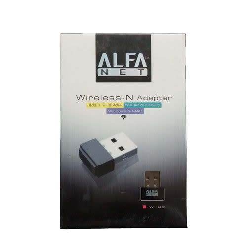W102 Alfa 150mbps Wireless 2.4ghz Adapter - Al-Raheem Imports